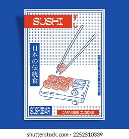 Vector Premium | Plantilla De Carteles Para El Restaurante Japonés De Cocina