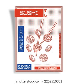 Vector Premium | Plantilla De Carteles Para El Restaurante Japonés De Cocina