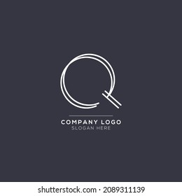 Premium Vector Q initial letter Logotype for luxury branding. Elegant and stylish design for your Elite company.