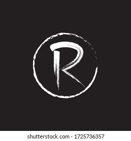 Logotipo de letra R vectorial premium.Diseño de logotipo minimalista para marca,Diseño de identidad elegante.
