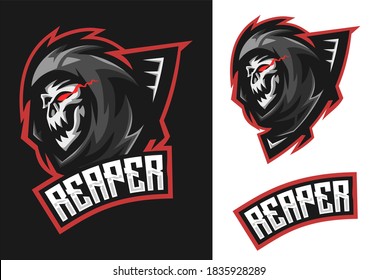 premium vector reaper mascot esport logo design
