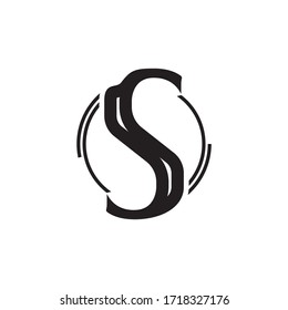 Premium Vector S Letter Logo.Beautiful Minimalist Logotype design for branding,Elegant identity design.