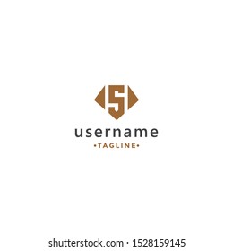 Premium Vector S Logo in two color variations. Beautiful Logotype design for luxury company branding. Elegant identity  template