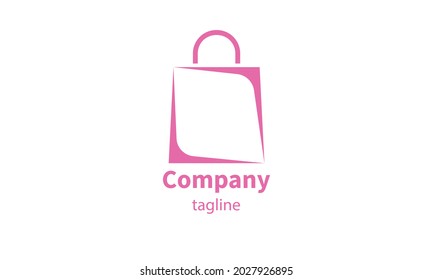 Premium vector shopping bag logo, icon design