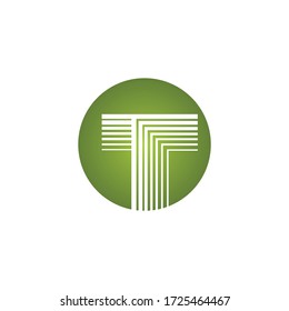 Premium Vector T Letter Logo.Schönes Minimalist Logotypdesign für Branding,Elegantes Identitätsdesign.
