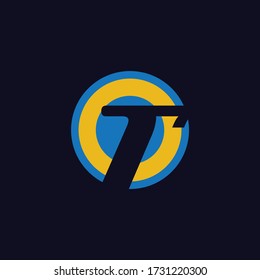 Premium Vector T Letter Logo.Beautiful Minimalist Logotype design for branding,Elegant identity design.