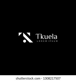 Premium Vector TK Logo. Beautiful Logotype design for luxury company branding. Elegant identity design gold.