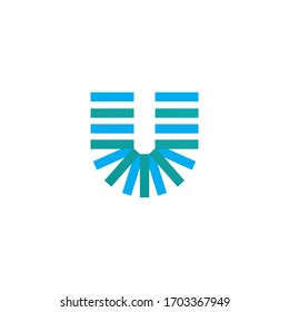 Premium Vector U Letter Logo.Beautiful Minimalist Logotype design for branding,Elegant identity design.
