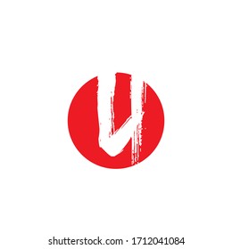 Premium Vector U Letter Logo.Beautiful Minimalist Logotype design for branding,Elegant identity design.