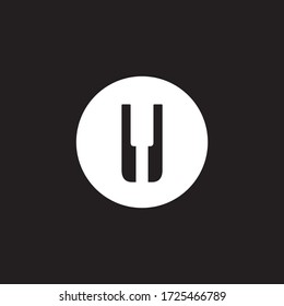 Logotipo de letra de Vector Premium U.Hermoso diseño de Logotipo Minimalista para marca,Elegante diseño de identidad.
