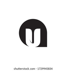Premium Vector U Letter Logo.Beautiful Minimalist Logotype design for branding,Elegant identity design.