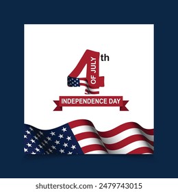 Premium Vector United states Independence Day Celebration