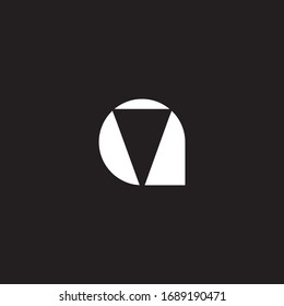 Premium-Vektorillustration-V-Letter-Logo. Schönes Logotype-Design für Firmenmarken.
 Elegantes Identitätsdesign.