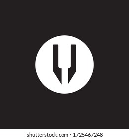 Premium Vector V Letter Logo.Beautiful Minimalist Logotype design for branding,Elegant identity design.
