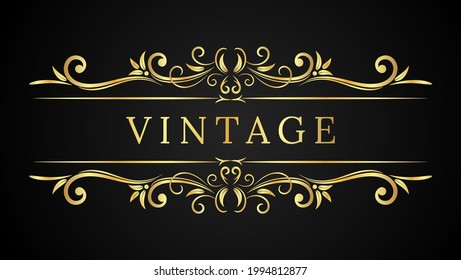 Premium Vector Vintage Frame Luxury  