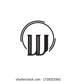 Premium Vector W Letter Logo.Beautiful Minimalist Logotype design for branding,Elegant identity design.