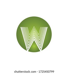 Premium Vector W Letter Logo.Beautiful Minimalist Logotype design for branding,Elegant identity design.
