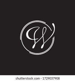 Premium Vector W Letter Logo.Beautiful Minimalist Logotype design for branding,Elegant identity design.