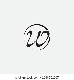 Premium Vector W Logo.Beautiful Minimalist Logotype design for company branding,Elegant identity design.