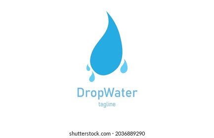 Premium vector waterdrop logo design