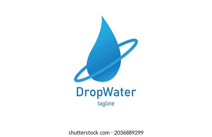 Premium vector waterdrop logo design