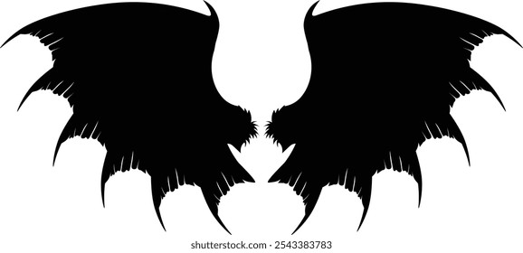 Premium Vector | Wings icon vector illustration wings design vector wings black and white