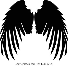 Premium Vector | Wings icon vector illustration wings design vector wings black and white