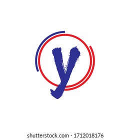 Premium-Vektorillustration Y Letter-Logo.Schönes Minimalist-Logotype-Design für Branding,Elegantes Identitätsdesign.
