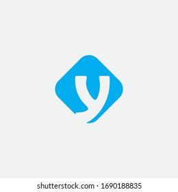 Premium Vector Y Logo.Beautiful Minimalist Logotype design for company branding.Elegant identity design.