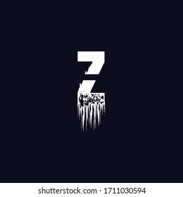 Premium-Vektorillustration-Z-Letter-Logo.Schönes minimalistisches Logotypdesign für Branding,Elegantes Identitätsdesign.