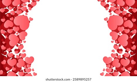 Premium Vectors | Seamless love heart pattern Background design. Vector illustration 02