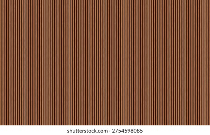 Premium Vertical Wood Slat Wall Background Texture with Modern Timber Batten Pattern and Linear Black Grooves for Interior Architectural Cladding and Minimalist Decor