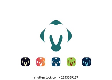 Premium Victory Letter M Logo Design