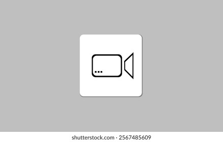 Premium video camera icon vector illustration design for use.