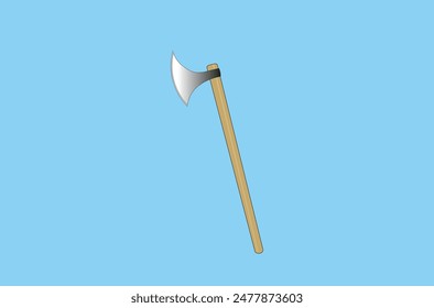 premium Viking Axe vector illustration for use.