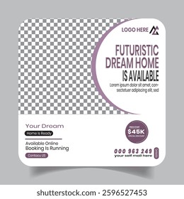 Premium Villa Sale Promotional Post Template