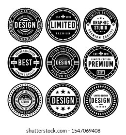 Premium Vintage Badge Design Set