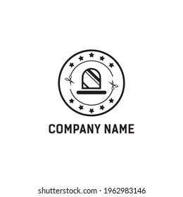 premium vintage logo design for barber shop