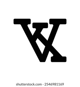 Premium Vk Monogram vectors Logo for a company called vk