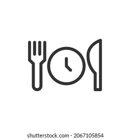 Premium watch line icon for app, web and UI. Vector stroke sign isolated on a white background. Outline icon of watch in trendy style.