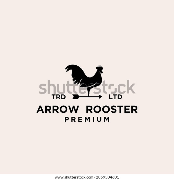 premium weather vane
Rooster logo design