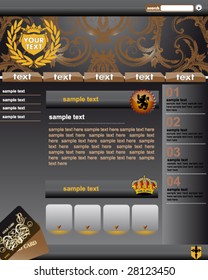premium web site template