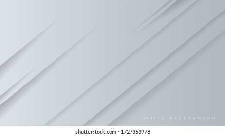 Premium white abstract backgroun with overlaping layer background and dynamic shadow. Vector background, Eps 10