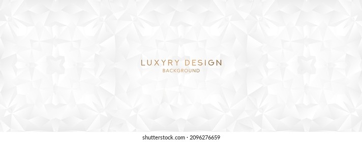 Diseño moderno de fondo de motivos blancos. Plantilla de vectores para banner, invitación, certificado de regalo