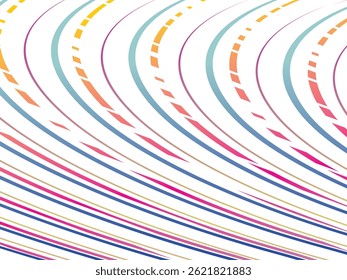 Premium white background design with colorful waving motifs. Vector horizontal template, for digital luxury business banner, formal contemporary.