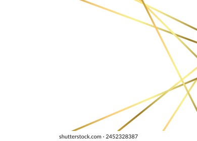 Premium white background with golden lines