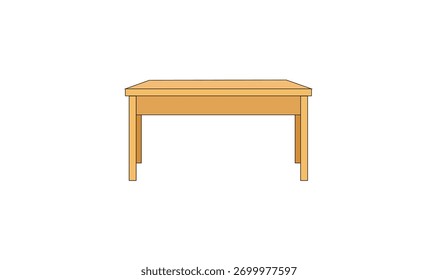Design de vetor de mesa de cor de madeira premium