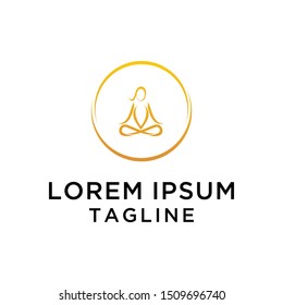 Premium Yoga Logo Design Template