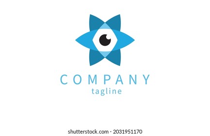 Logo del ojo del vector de premiación, diseño de iconos