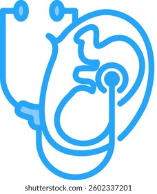 Prenatal Check Up Icon Element For Design